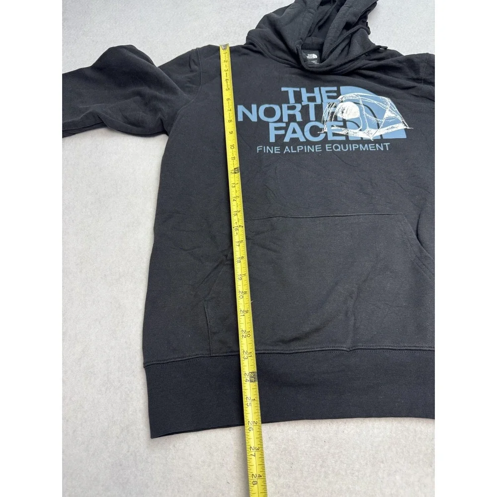 The North Face Hoodie Mens Medium‎ Black Pullover Fine Alpine Equipment Graphic